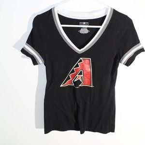 MLB Arizona Diamond Backs Womens V-Neck Top